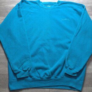 Vintage Levi Strauss Made USA Crewneck Sweatshirt Teal Size L